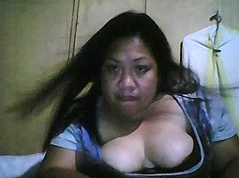 Filipino ugly big fatty whore show boobs