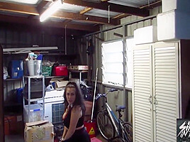 Step Daugher Punishment – Stepdaughter Punished For Not Cleaning Garage