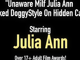 Unaware Milf Julia Ann Fucked DoggyStyle On