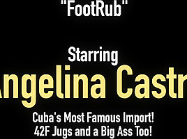 BBWs Angelina Castro Virgo Peridot Foot Fuck a Big Dick