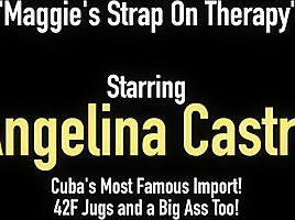 Dr Angelina Castro Cures Big Maggie Green with Fat StrapOn