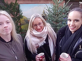 Xmas-tree Shopping Leads To Kinky Foursome For Amateur – Studentin Aneta